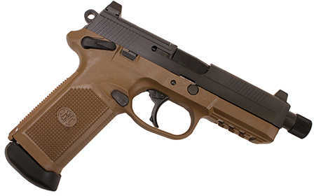 Pistol FN FNX-45 Tactical Semi Auto Handgun .45 ACP 5.3" Threaded Barrel 15 Rounds Black/Flat Dark Earth