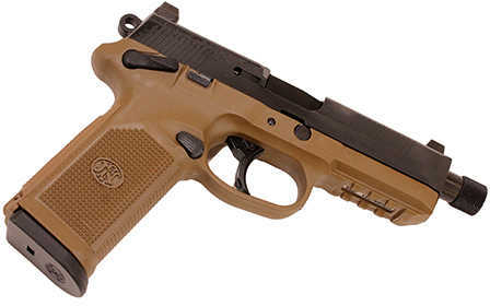 Pistol FN FNX-45 Tactical Semi Auto Handgun .45 ACP 5.3" Threaded Barrel 10 Rounds Black/Flat Dark Earth