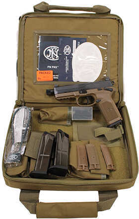 Pistol FN FNX-45 Tactical Semi Auto Handgun .45 ACP 5.3" Threaded Barrel 10 Rounds Black/Flat Dark Earth