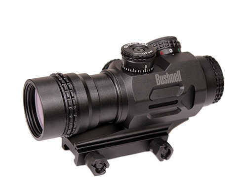 Bushnell AR Optics Accelerate Prism Sight, 4x Red/Green Illum BTR-3 Reticle, Matte Black