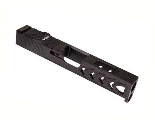 Patriot Ordnance Factory P19 Gen 4 Slide For Glock 19 Pistol Upper Stripped Includes Red Dot Optic Plate and Hardw