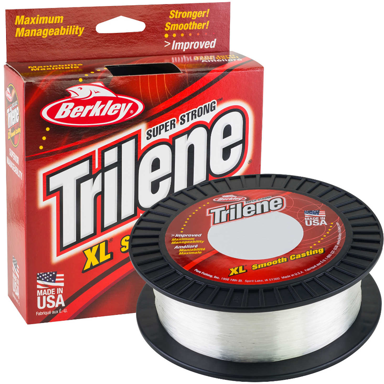 Berkley Trilene XL Monofilament Service Spool 1000 Yards , 0.014 ...