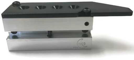 Bullet Mold 4 Cavity Aluminum .293 caliber Gas Check 181 Grains with Flat nose profile type. Designed for use lever