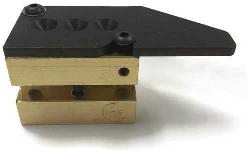 Bullet Mold 2 Cavity Brass .321 caliber Gas Check 188 Grains with a Round/Flat nose profile type. Designed for use in