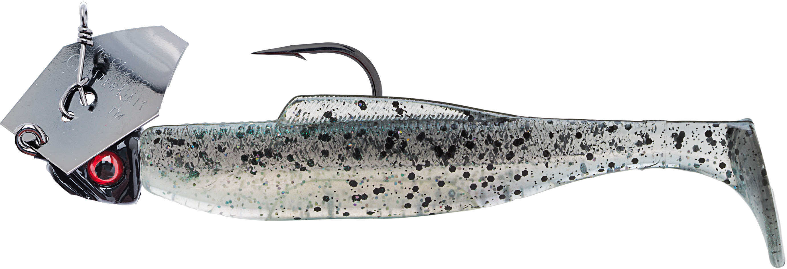 Z-Man / Chatterbait Diezel 1/4Oz Black/Bad Shad Model: CBD14-05