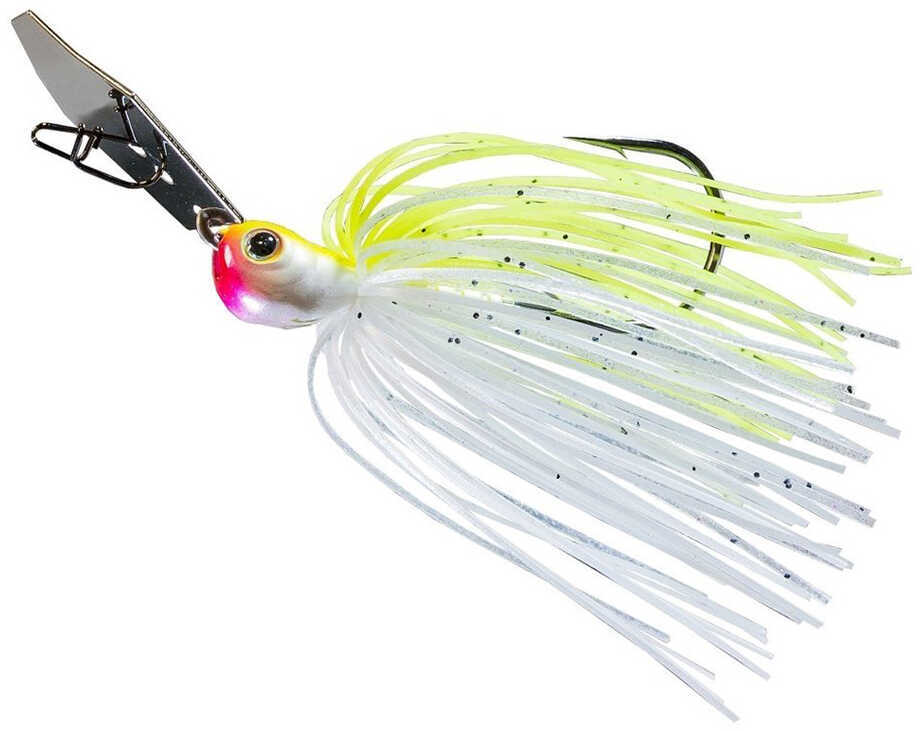 Z-Man Chatterbait Jack Hammer Jig, 3/8 Ounce, Chartreuse/White, Pack of 1 Md: CBJH38-02