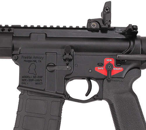 Franklin Armory PDW-C7, 5.56mm NATO, 7 1/2" Barrel, Magpul MBUS Sights, Black with SHPDW Brace