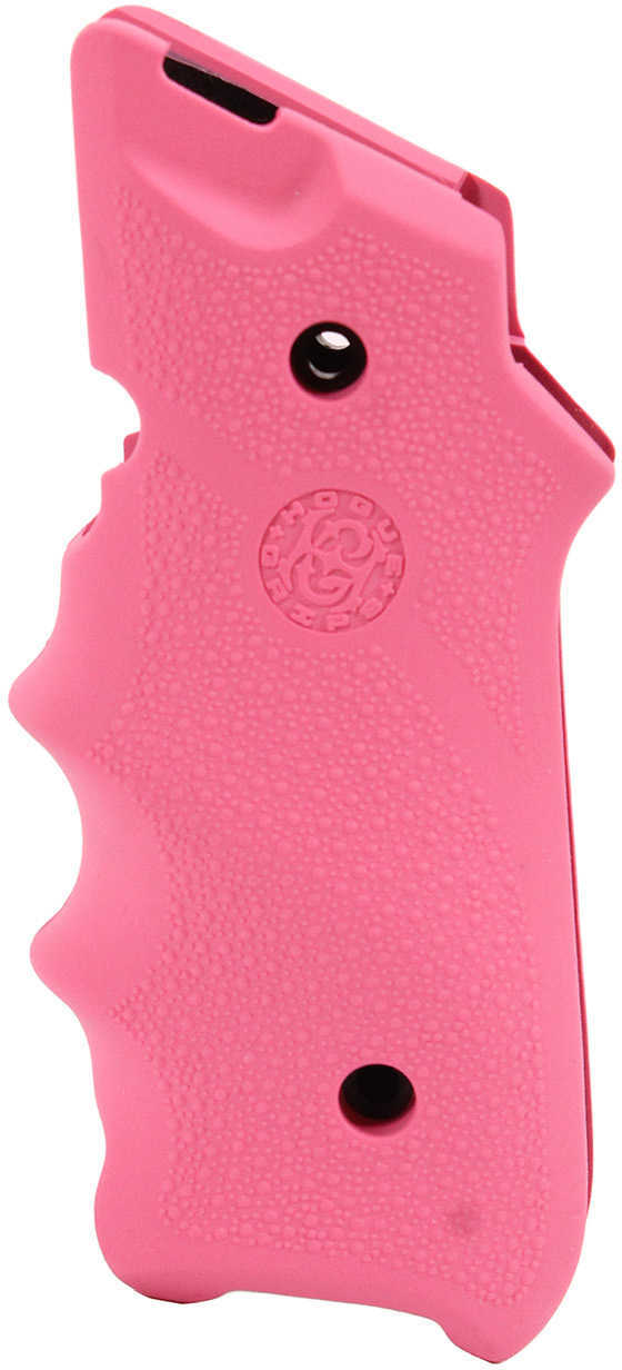 Hogue Ruger MKIV Rubber Grip with Finger Grooves, Pink