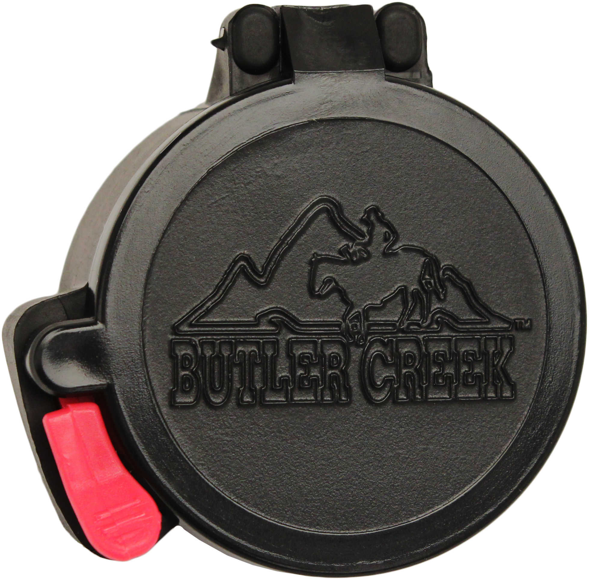 Butler Creek Flip-Open Scope Cover Fits 1.675" Eye Size 17 Black MO20170-img-1
