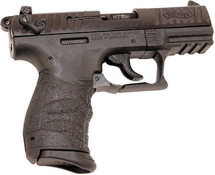 Walther Arms Semi-Auto Pistol P22QD 22LR 10+1 3.4 BLACK 22 LR Barrel 3.42"