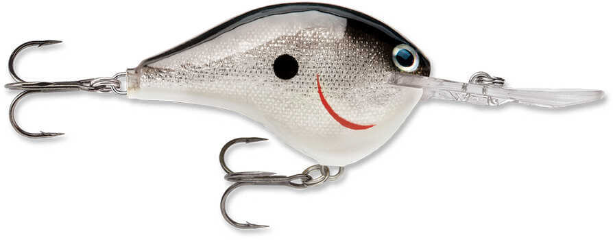 Rapala Dives-To Series Custom Ink Lure Size 04 2" Length 4 Depth Number 6 Treble Hooks Silver Per 1