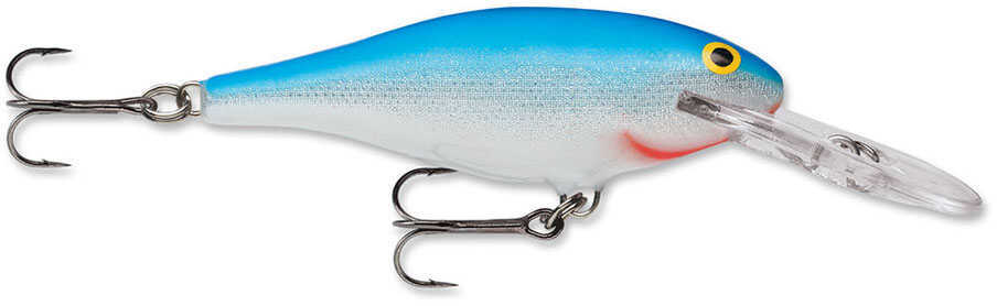 Rapala Shad Lure Freshwater Size 06 2 1/2" Length 5-10 Depth Blue Package of