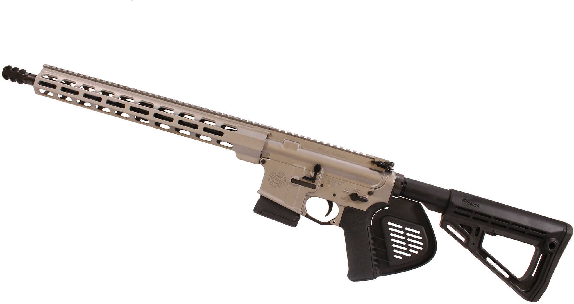 Sig Sauer M400 Elite Semi-Automatic Rifle 5.56 NATO/223 Remington 16" Barrel 10 Round Titanium Cerakote Finish