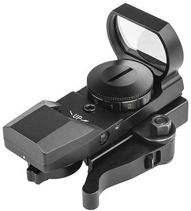 NcStar Red & Green Reflex Sight with 4 Reticles and QR Mount, Black