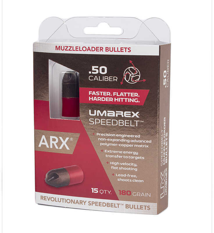 Umarex USA ARX Speed-Belt Muzzleloader, .50 Caliber, 15 Rounds, Black