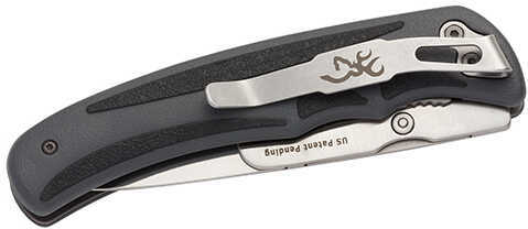 Browning Speed Lock Folding Knife, 3" Blade, Caper/Drop Point/Gut Hook