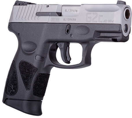 Taurus G2C Semi Automatic Pistol 40 S&W 3.2" Barrel 10 Round Capacity Polymer Frame Stainless Steel Slide