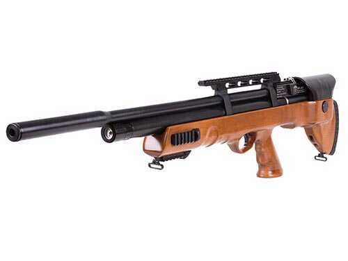 Hatsan BullBoss QE Air Rifle, .22 Caliber, 23" Barrel, Bullpup Wood Stock