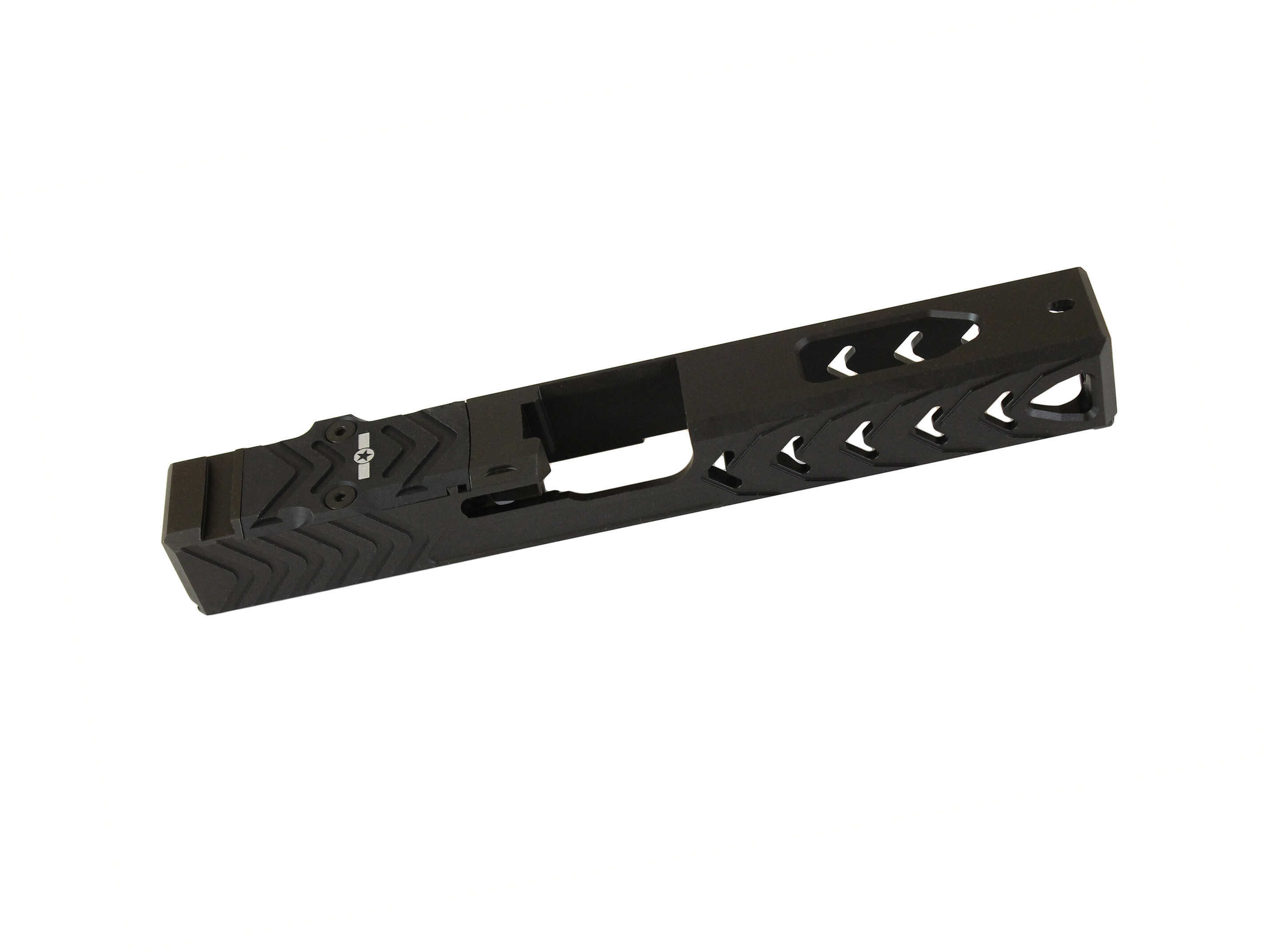 Patriot Ordnance Factory P17 Gen 3 Slide For Glock 17 Pistol Upper Stripped Includes Red Dot Optic Plate and Hardw