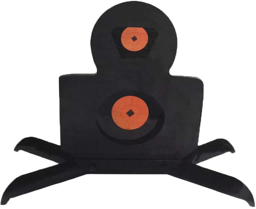 Birchwood Casey World of Targets Body Flipper w/1/2" AR500 6.25" Paddle And Two Piece Base 47443