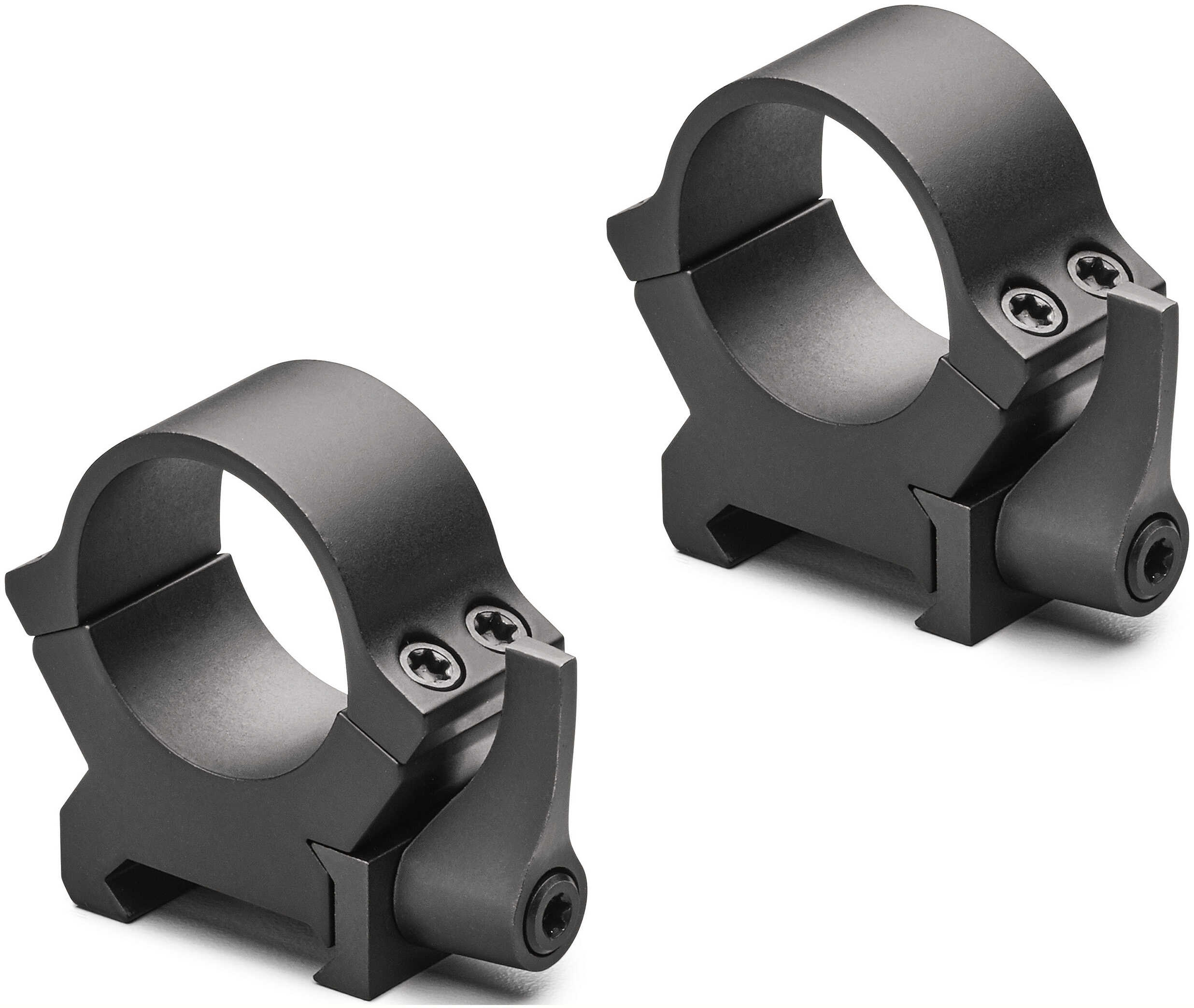 Leupold QRW2 Quick-Release Weaver-Style Rings 1" Tube Diameter, Medium Height, Gloss Black