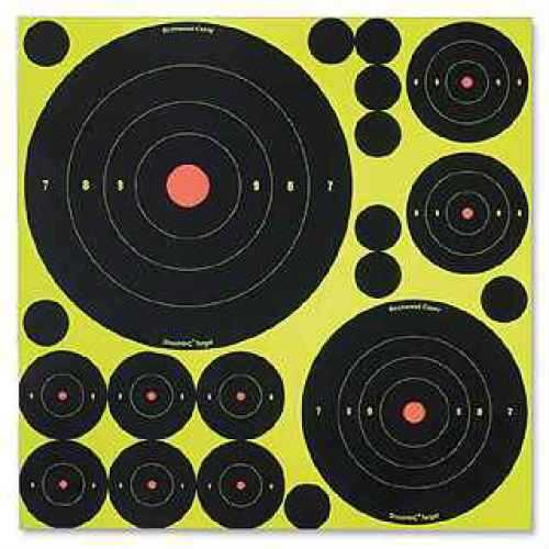 Birchwood Casey Shoot-N-C Target Bullseye 50-1" 30-2" 5-5.5" and 5-8" Targets 34018