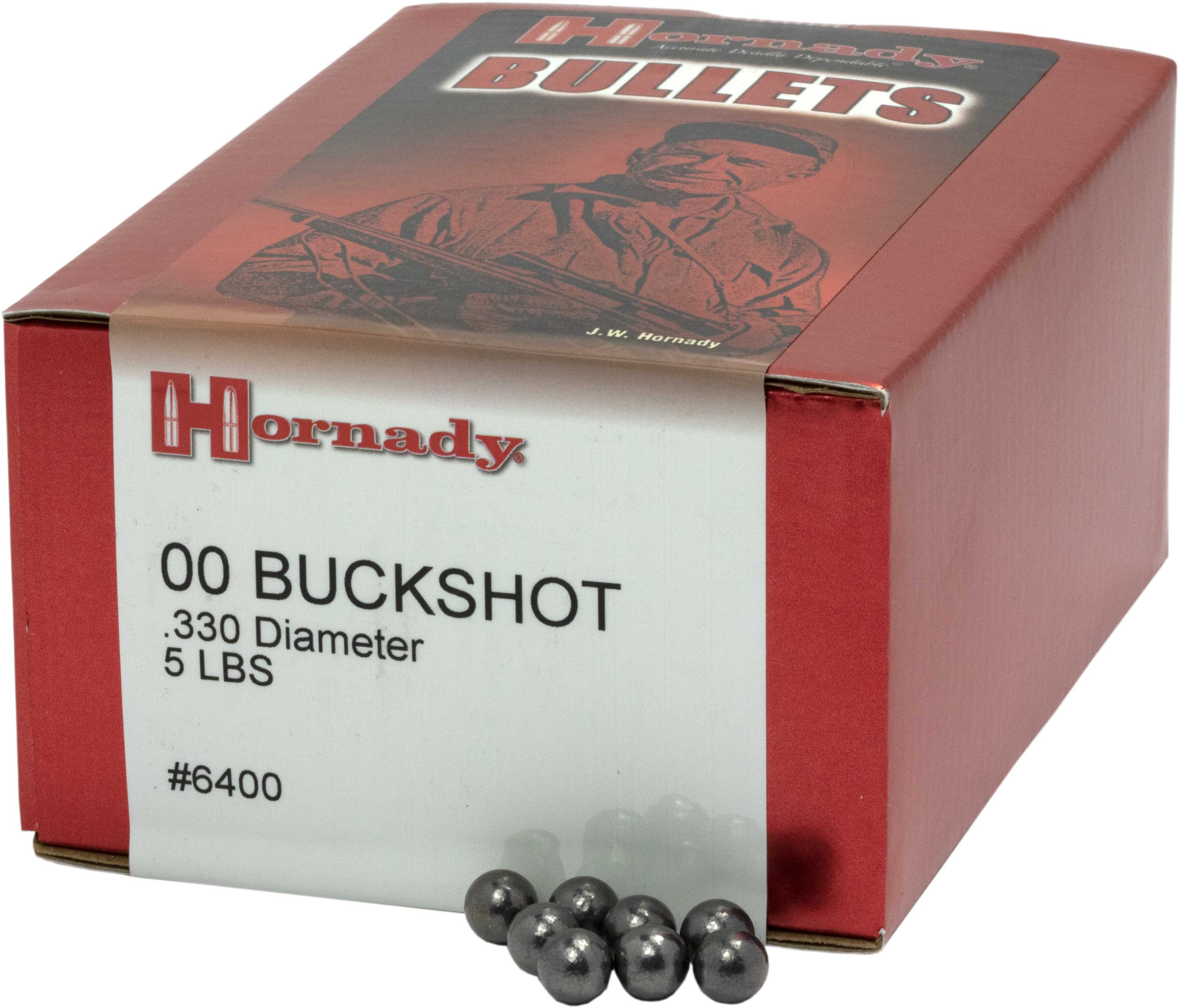 Hornady 00 Buckshot .330 Diameter 5lb Bag-img-1