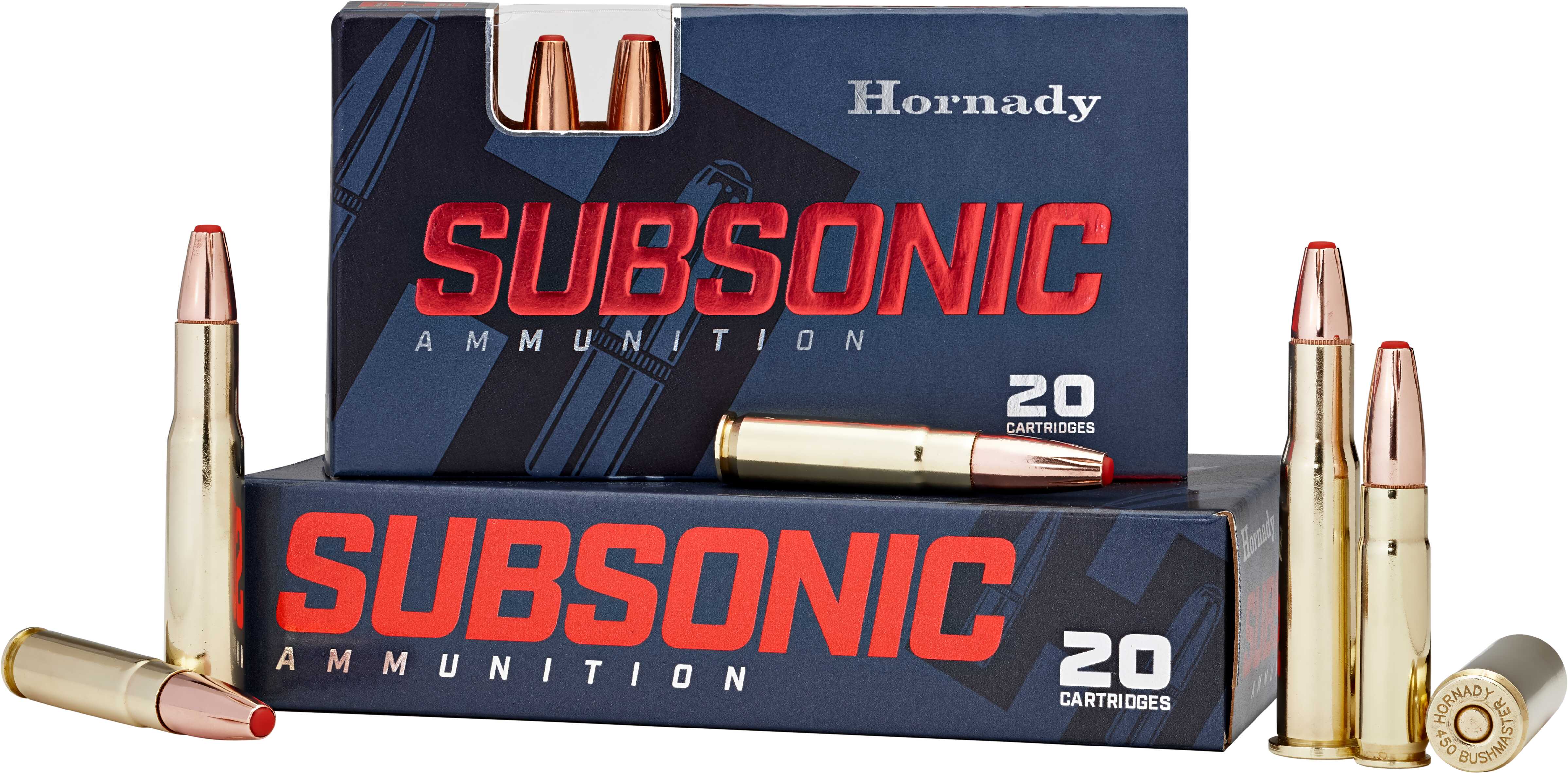 Hornady Subsonic Rifle 45-70 Gov 410 gr Sub X Ammo 20 Riund Box