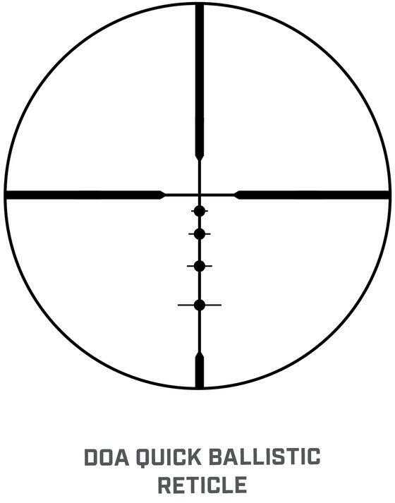 Bushnell Legend Rifle Scope 4-12x40 1" SFP Doa Reticle - Black