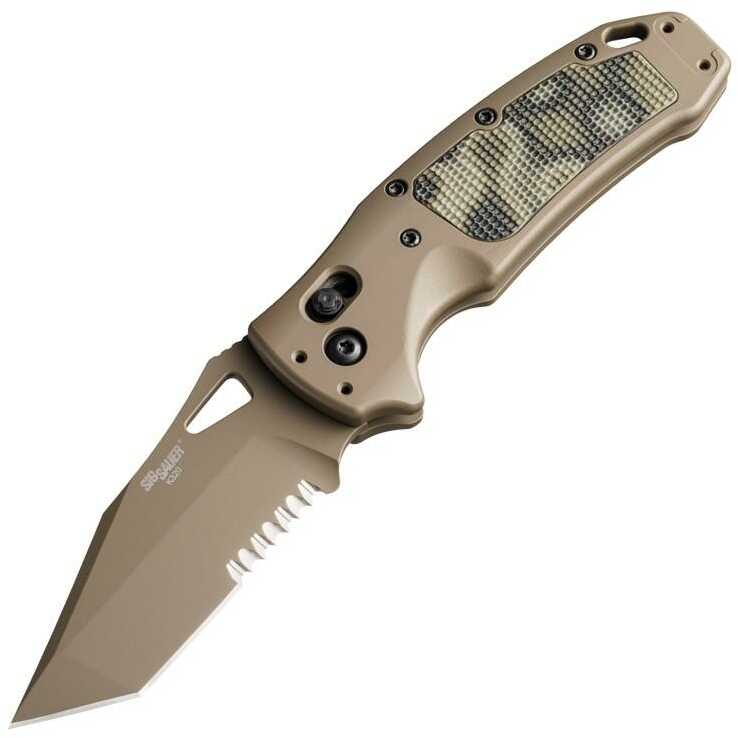 Hogue Sig K320 Scorpion AXG Knife 3 1/2" Tanto Bla-img-1