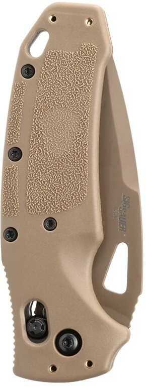 HOGUE SIG SAUER FOLDING KNIFE COYOTE TAN 3.5 IN. ABLE LOCK DROP POINT