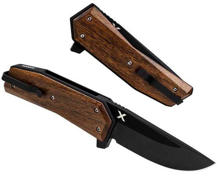 Woox Knife Leggenda Folder 3.43" Walnut Handle