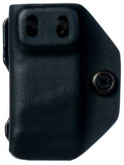 Century Arms Single Magazine Pouch Matte Finish Black Kydex Construction Fits Double Stack 9mm/40 Caliber Magazines PACN