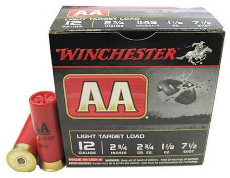 12 Gauge 25 Rounds Ammunition Winchester 2 3/4" 1 1/8 oz Lead #7 1/2