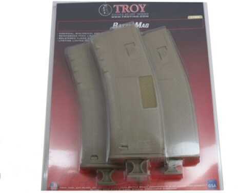 Troy Industries Battlemag 30 Round- 3 Pack Tan SMAG-3PK-00TT-00