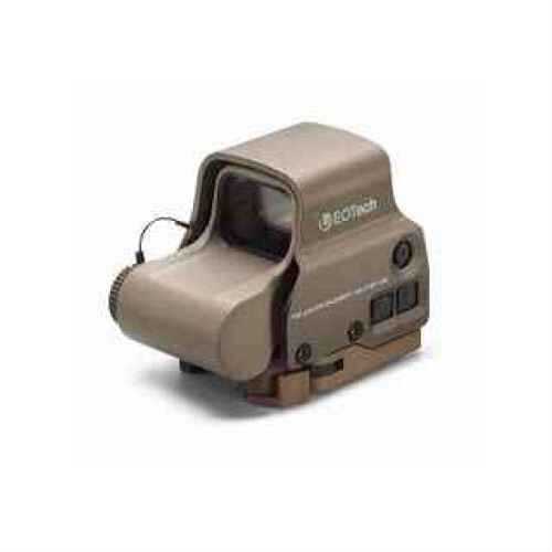 EOTech Side Button Night Vision Compatible Sight 65 MOA Ring And Two 1 MOA Dots Tan Cr123 Lithium Battery Quick Disconne