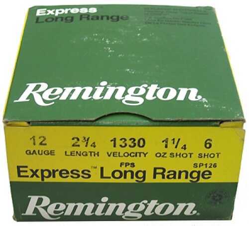 12 Gauge 25 Rounds Ammunition Remington 2 3/4" 1 1/4 oz Lead #6