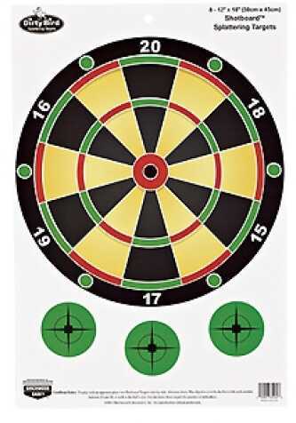 Birchwood Casey Dirty Bird Game Target 12"X18" Shotboard 8/Pack 35562