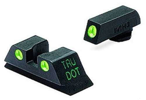 Mako Group for Glock - Tru-Dot Sights 9mm/357 Sig/.40 S&W/.45 GAP Green/Gr-img-0