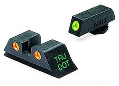 Mako Group for Glock - Tru-Dot Sights 9mm/357 Sig/.40 S&W/.45 GAP Green/Or-img-0