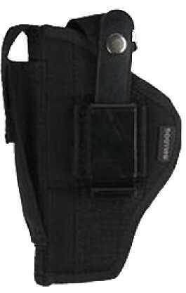 Bulldog Cases Fusion Belt Holster Fits Medium/Large Frame Auto With 5" Barrel Ambidextrous Black FSN-19