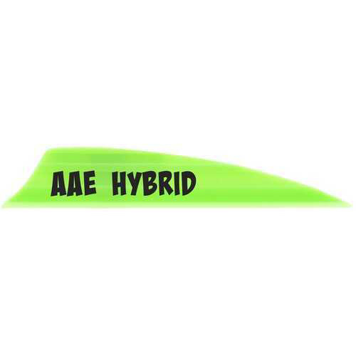 AAE Hybrid Vane 1.85 Bright Green 100 pk. Model: HY185BG100