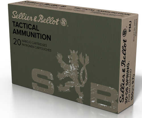 30-06 Springfield 20 Rounds Ammunition MagTech 150 Grain Full Metal Jacket