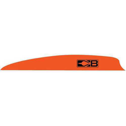 Bohning Zen Vanes Neon Orange 4 in. 100 pk. Model: 101048NO4