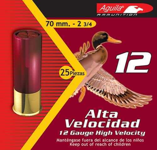 12 Gauge 25 Rounds Ammunition Aguila 2 3/4" 1 1/4 oz Lead #4