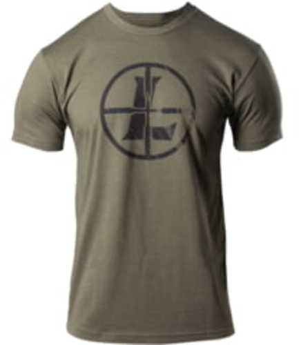 Leupold Distressed Reticle T-Shirt Military Green 2Xl Short Sleeve