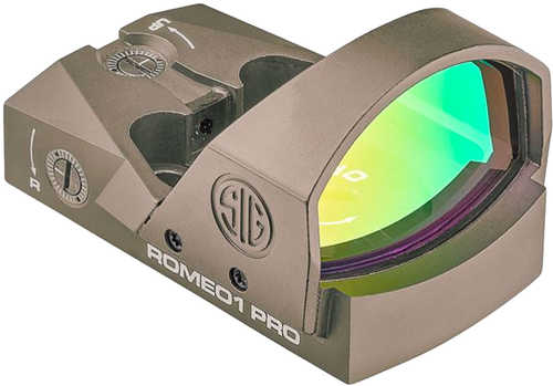 Sig Sauer Electro-Optics Romeo1Pro Handgun 1X30mm 3 <span style="font-weight:bolder; ">MOA</span> Red Dot Flat Dark Earth