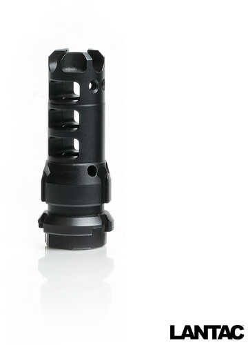 LanTac USA LLC Dragon Muzzle Brake 308WIN/762NATO Black Color With Dead Air Sandman KEYMO Suppressor Mount Includes Timi