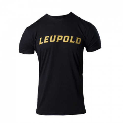 Leupold Wordmark Tee Shirt- Black- 2XL