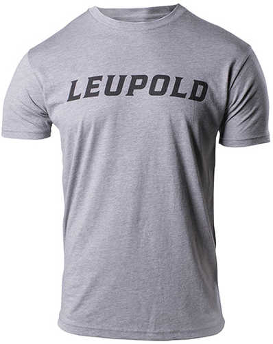 <span style="font-weight:bolder; ">Leupold</span> 180230 Wordmark T-Shirt Graphite Heather Large Short Sleeve